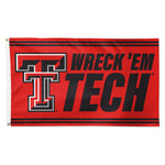 Texas Tech Red Raiders SLOGAN Flag - Deluxe 3' X 5'