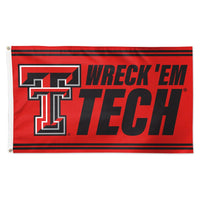 Texas Tech Red Raiders SLOGAN Flag - Deluxe 3' X 5'