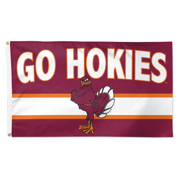 Wholesale-Virginia Tech Hokies SLOGAN Flag - Deluxe 3' X 5'