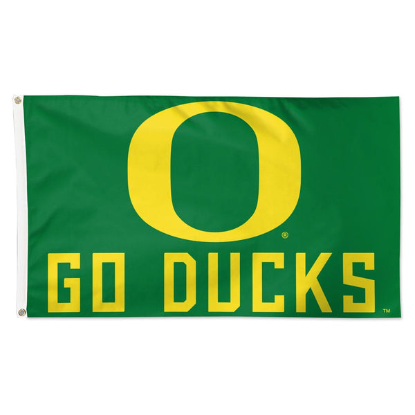 Oregon Ducks SLOGAN Flag - Deluxe 3' X 5'