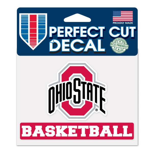 Wholesale-Ohio State Buckeyes Basketball Perfect Cut Color Decal 4.5" x 5.75"