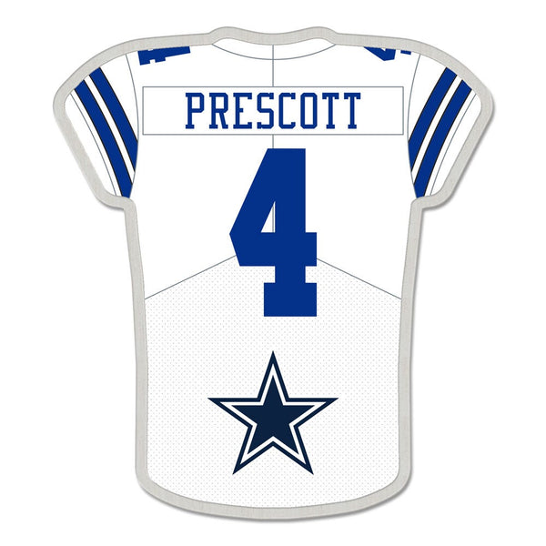 Dallas Cowboys Jersey Collector Pin Jewelry Card Dak Prescott