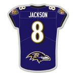 Baltimore Ravens Jersey Collector Pin Jewelry Card Lamar Jackson