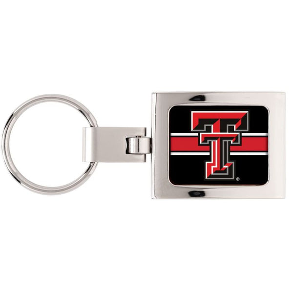 Wholesale-Texas Tech Red Raiders Premium Domed Key Ring