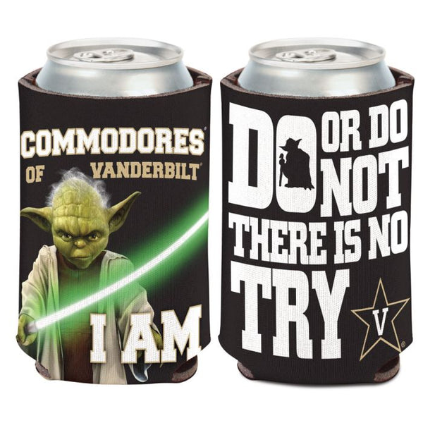 Wholesale-Vanderbilt Commodores / Star Wars Yoda Can Cooler 12 oz.