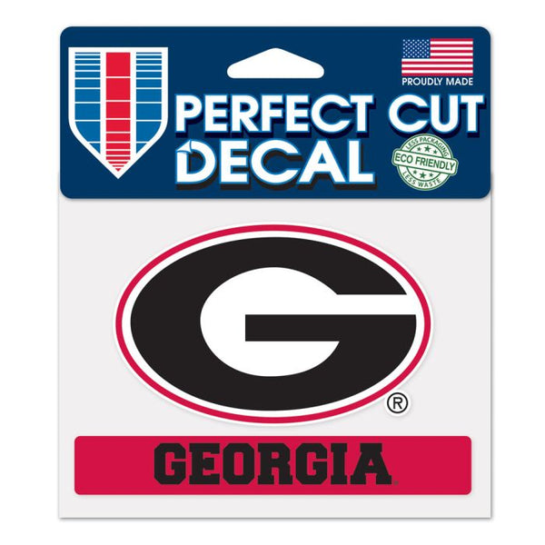 Wholesale-Georgia Bulldogs . Perfect Cut Color Decal 4.5" x 5.75"