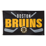 Boston Bruins stick Flag - Deluxe 3' X 5'