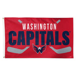 Washington Capitals stick Flag - Deluxe 3' X 5'