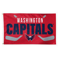 Washington Capitals stick Flag - Deluxe 3' X 5'
