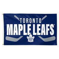 Toronto Maple Leafs stick Flag - Deluxe 3' X 5'