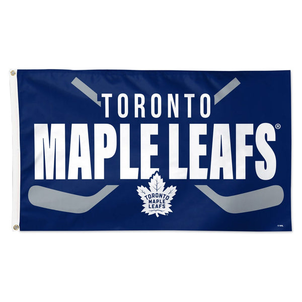 Toronto Maple Leafs stick Flag - Deluxe 3' X 5'