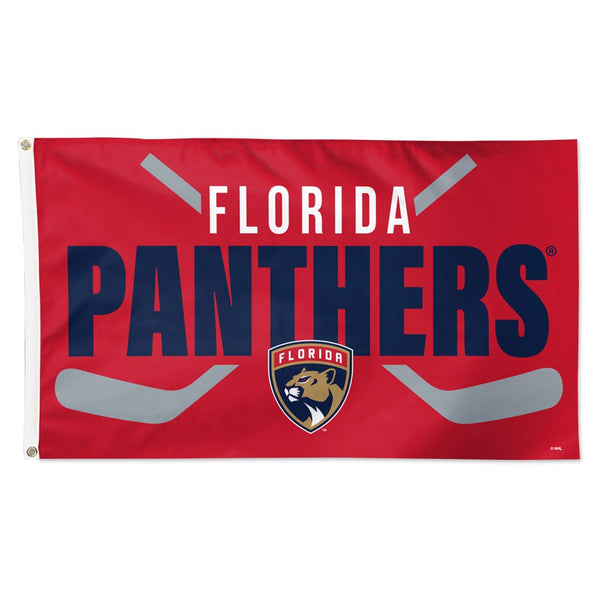 Florida Panthers stick Flag - Deluxe 3' X 5'