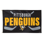 Pittsburgh Penguins stick Flag - Deluxe 3' X 5'