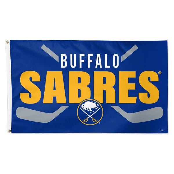 Buffalo Sabres stick Flag - Deluxe 3' X 5'