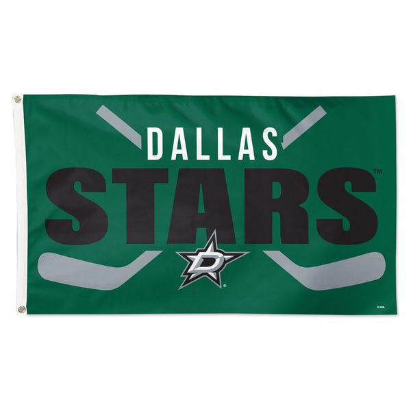 Dallas Stars stick Flag - Deluxe 3' X 5'