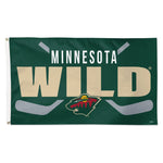 Minnesota Wild stick Flag - Deluxe 3' X 5'