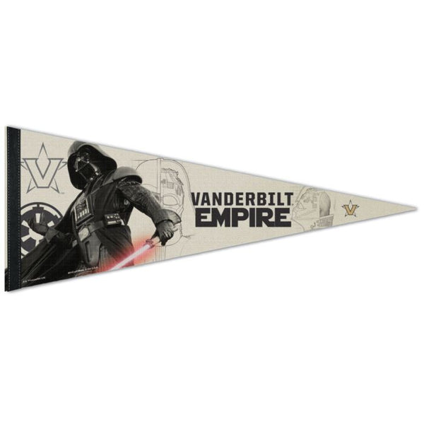 Wholesale-Vanderbilt Commodores / Star Wars Darth Vader Premium Pennant 12" x 30"