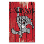 Cincinnati Bearcats /College Vault Wood Sign 11" x 17" 1/4" thick