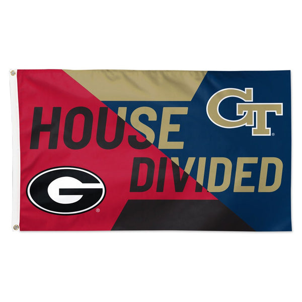 Georgia Bulldogs / Georgia Bulldogs Flag - Deluxe 3' X 5' NCAA Rivalry