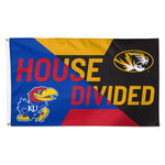 Kansas Jayhawks / Missouri Tigers Flag - Deluxe 3' X 5' NCAA Rivalry