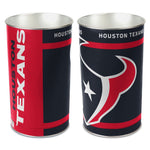 Houston Texans Wastebasket - tapered 15"H