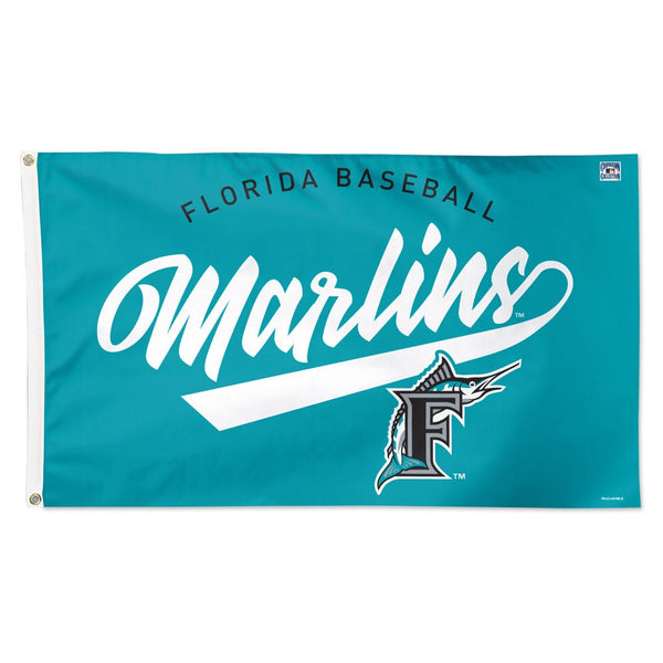 Miami Marlins Flag - Deluxe 3' X 5'