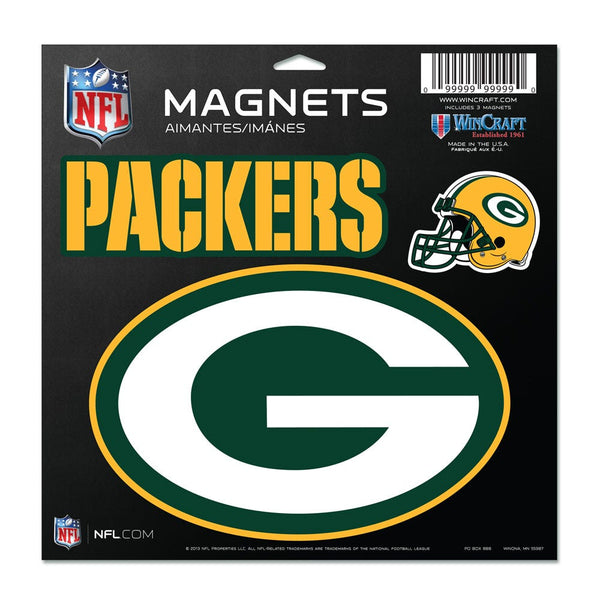 Green Bay Packers Vinyl Magnet 11" x 11"