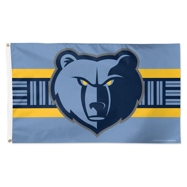 Memphis Grizzlies H STRIPE Flag - Deluxe 3' X 5'