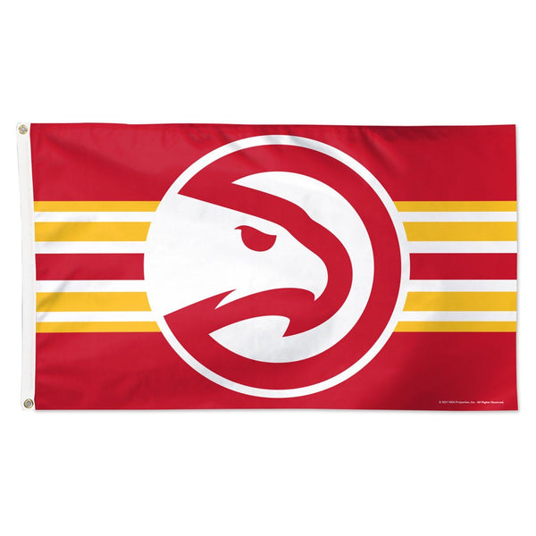 Atlanta Hawks H STRIPE Flag - Deluxe 3' X 5'