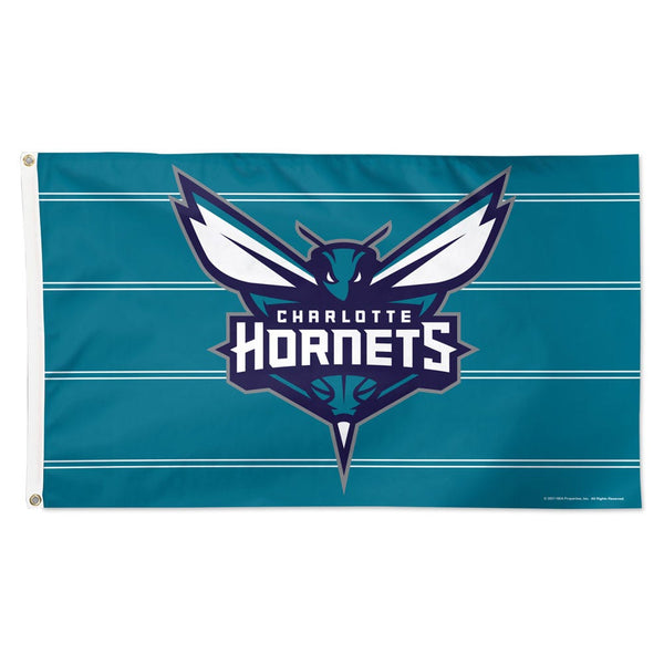 Charlotte Hornets H STRIPE Flag - Deluxe 3' X 5'