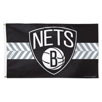 Brooklyn Nets H STRIPE Flag - Deluxe 3' X 5'
