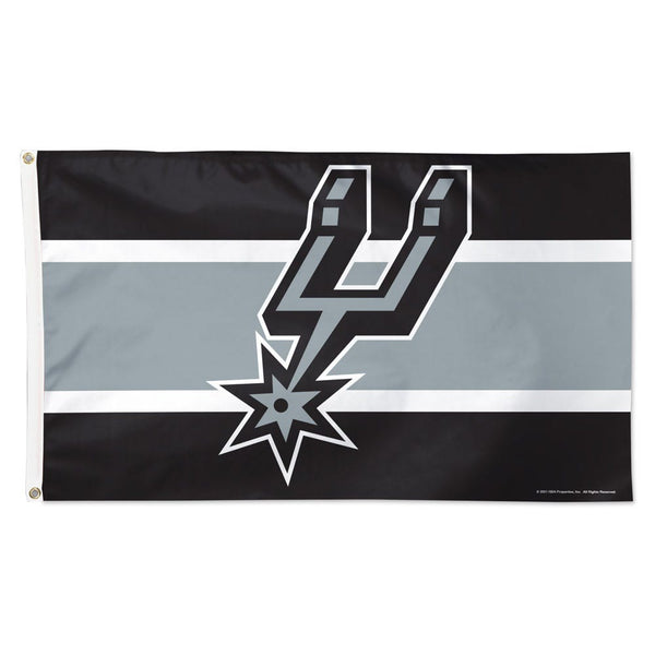 San Antonio Spurs H STRIPE Flag - Deluxe 3' X 5'