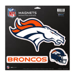 Denver Broncos Vinyl Magnet 11" x 11"