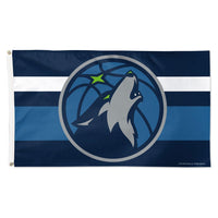 Minnesota Timberwolves H STRIPE Flag - Deluxe 3' X 5'