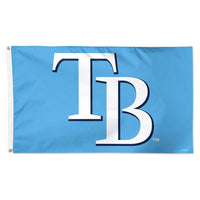 Tampa Bay Rays Light Blue Flag - Deluxe 3' X 5'