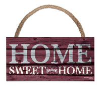 Mississippi State Bulldogs Wood Sign w/Rope 5" x 10"