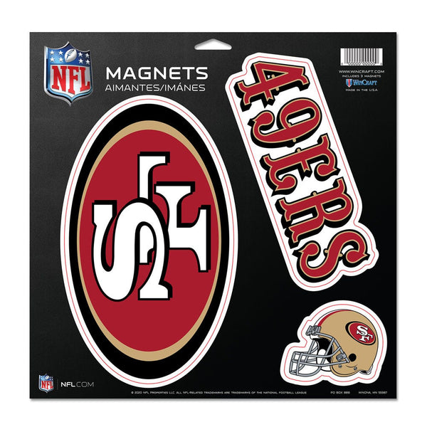 San Francisco 49ers Vinyl Magnet 11" x 11"