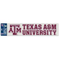 Texas A&M Aggies Perfect Cut Decals 4" x 17"