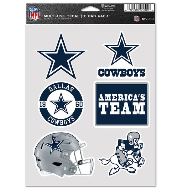 Dallas Cowboys Multi Use 6 Fan Pack