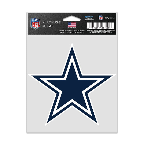 Dallas Cowboys logo Fan Decals 3.75" x 5"