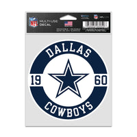 Dallas Cowboys Patch Fan Decals 3.75" x 5"