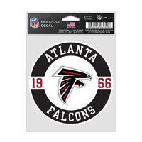 Atlanta Falcons Patch Fan Decals 3.75" x 5"