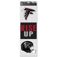 Atlanta Falcons Fan Decals 3.75" x 12"