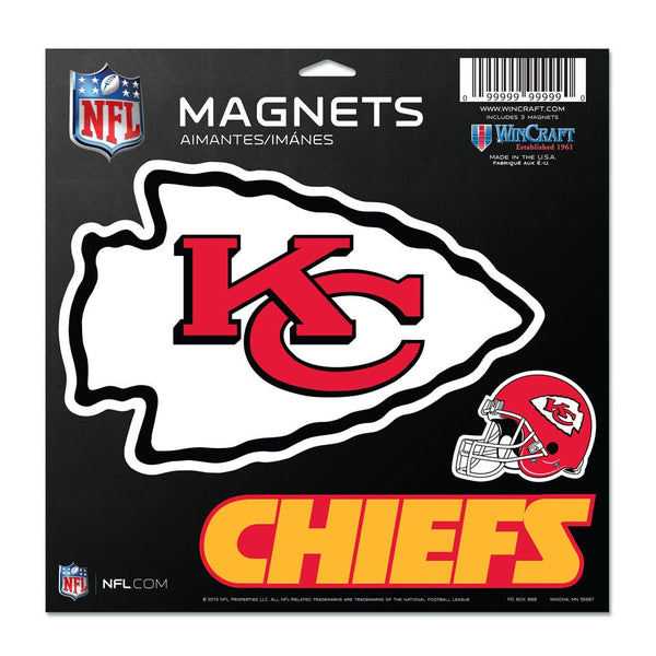 Kansas City Chiefs Vinyl Magnet 11" x 11"