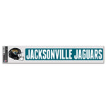 Jacksonville Jaguars Fan Decals 3" x 17"