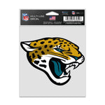 Jacksonville Jaguars logo Fan Decals 3.75" x 5"