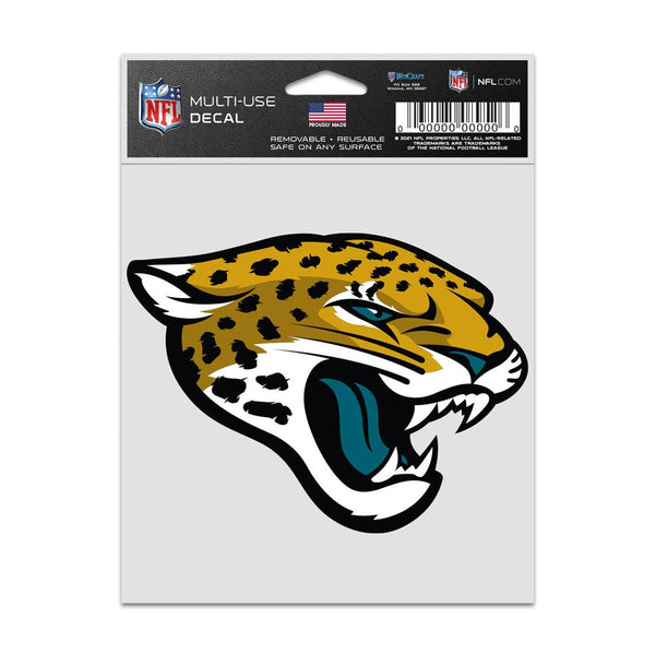 Jacksonville Jaguars logo Fan Decals 3.75" x 5"