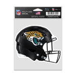 Jacksonville Jaguars Helmet Fan Decals 3.75" x 5"