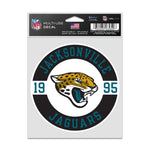 Jacksonville Jaguars Patch Fan Decals 3.75" x 5"
