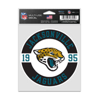 Jacksonville Jaguars Patch Fan Decals 3.75" x 5"